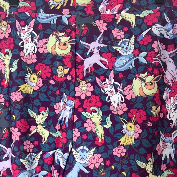 Blackmilk Eevee Evolution Floral Cuffed Pants - Picture 10 of 13